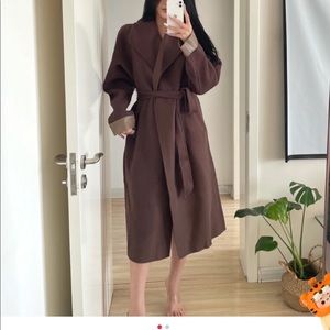 Maxmara cut label robe coat. 100% cashmere